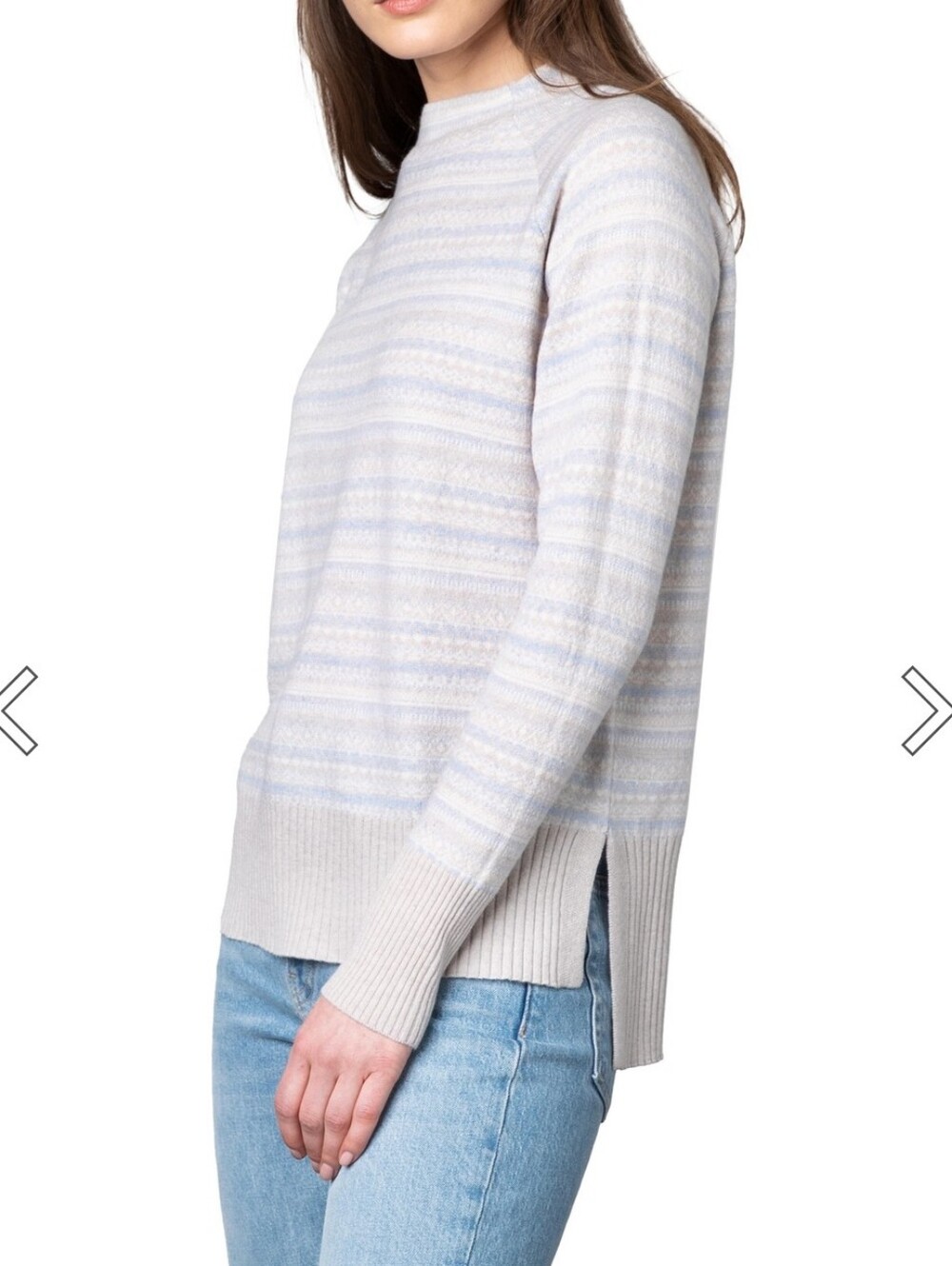 《 Kinross 》100% Cashmere Fair Isle Sweater